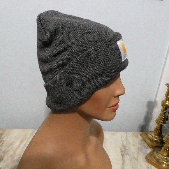 Carhartt Knit Beanie Cap "Gray" - Picture 3 of 4